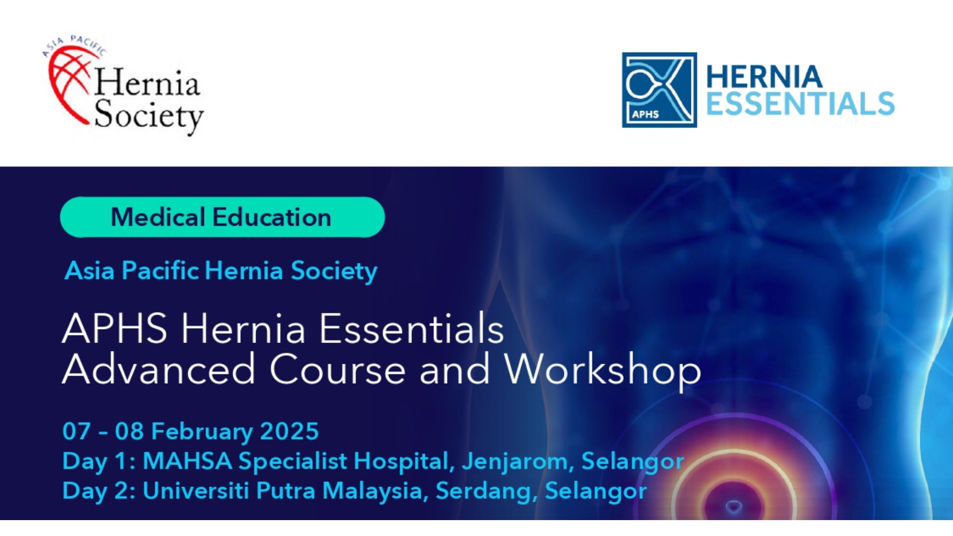 APHS Hernia Essentials Advanced Course and Workshop